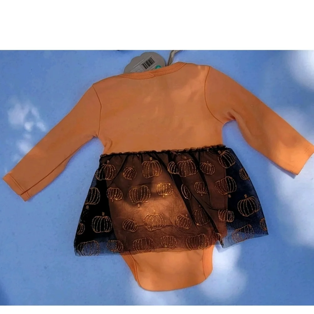 Chick‎ Pea Spooky Cute Halloween Two Piece Outfit Size 3-6 M